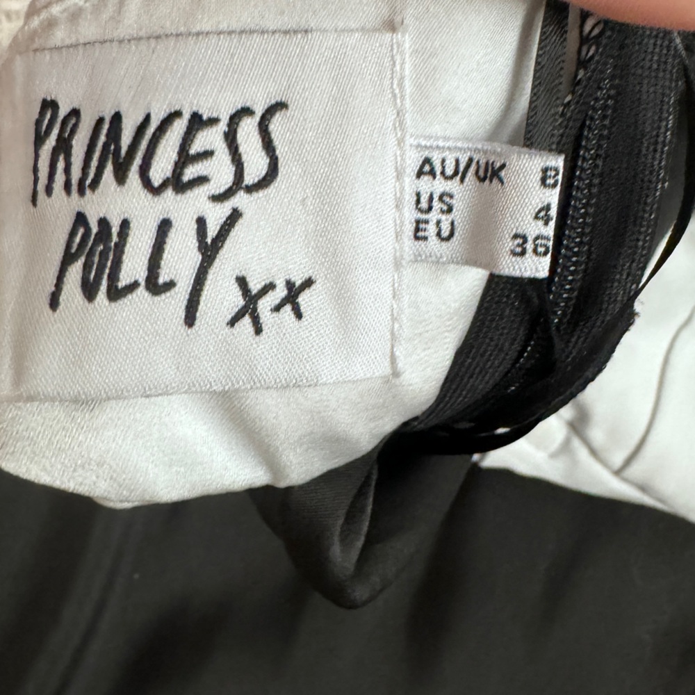 Princess Polly White and Black Straplesss Dress - Picture 8 of 8